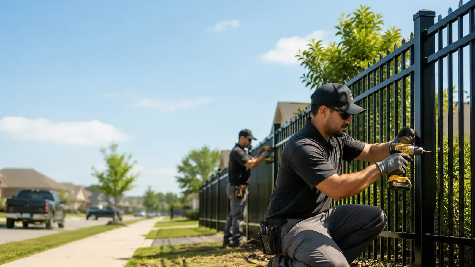 Metal Fence Installation in Raynham, MA